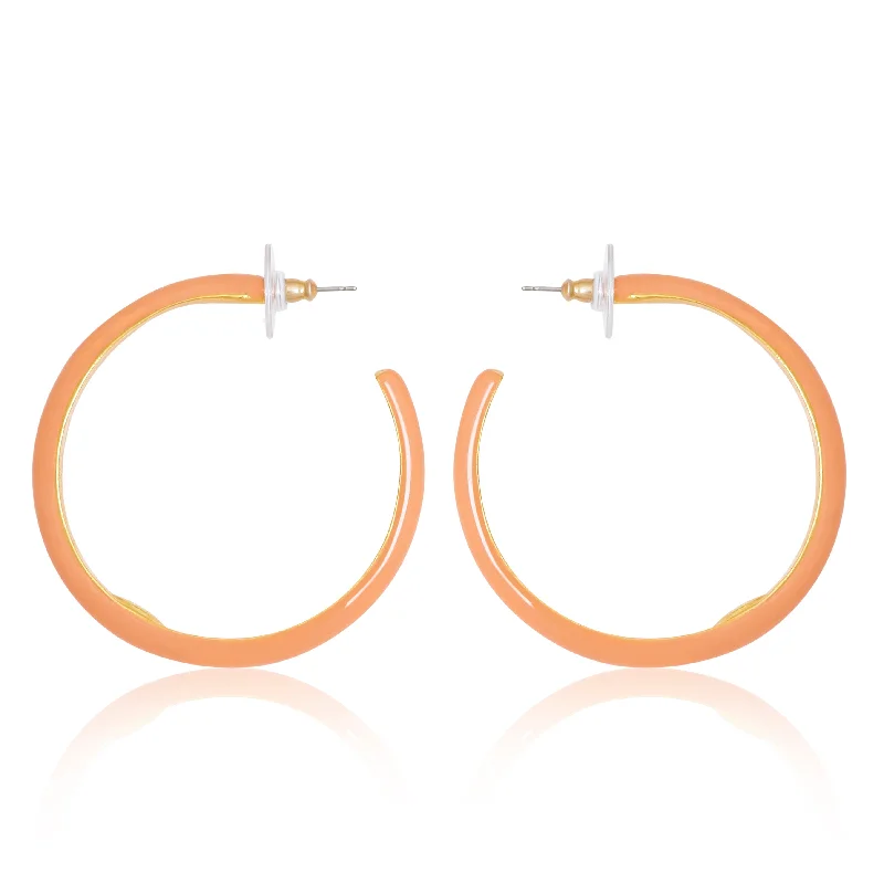 Bohemian-Inspired Jewelry For Free-Spirited Fashion Sunset Glow Hoop Earrings