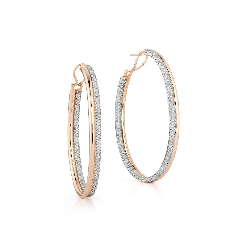 Premium Jewelry, Premium Discounts – Act Fast THOBY 18K AND DIAMOND TUBULAR HOOP