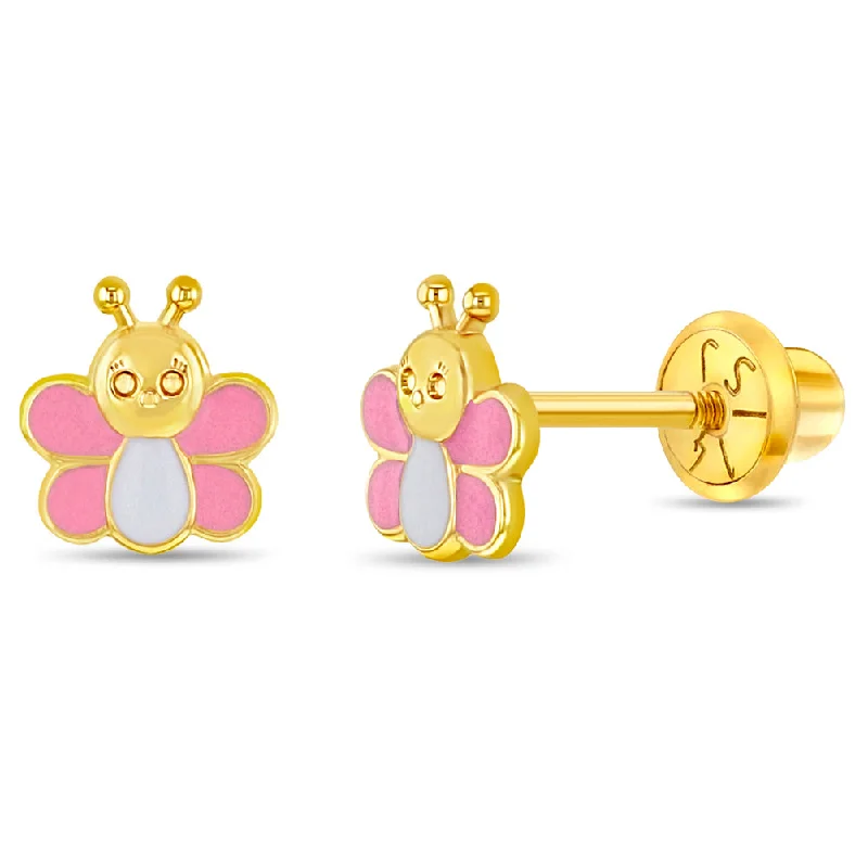 Luxury Jewelry Sale – Elegant Styles At Unbeatable Prices 14k Gold Busy Bee Baby / Toddler / Kids Earrings Safety Screw Back Enamel Luxury Jewelry Sale – Elegant Styles At Unbeatable Prices 14k Gold Busy Bee Baby / Toddler / Kids Earrings Safety Screw Back Enamel