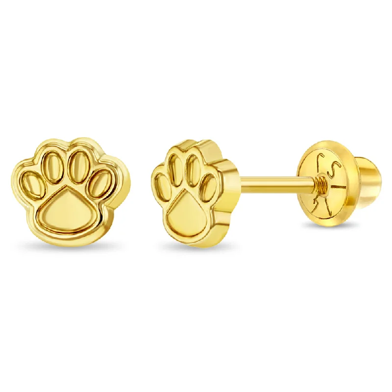 Elegant Designs, Unbeatable Discounts – Shop Jewelry Now 14k Gold Dog Paw Baby / Toddler / Kids Earrings Safety Screw Back Elegant Designs, Unbeatable Discounts – Shop Jewelry Now 14k Gold Dog Paw Baby / Toddler / Kids Earrings Safety Screw Back