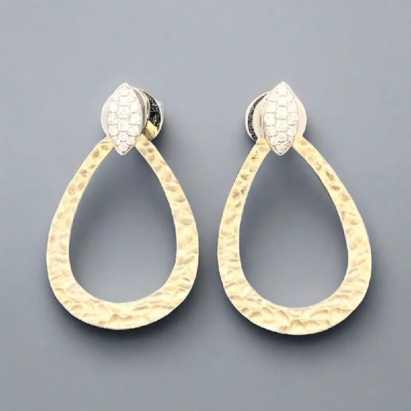 Dainty And Elegant Jewelry Now At Reduced Prices 14K TT Gold 0.16ctw G/VS2 Diamond Dangle Earrings Dainty And Elegant Jewelry Now At Reduced Prices 14K TT Gold 0.16ctw G/VS2 Diamond Dangle Earrings
