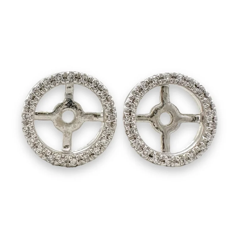 Flash Sale On Stunning Jewelry – Don't Miss Out 14K W Gold 0.08cttwH/SI1-I1 Diamond Round Earring Jackets Flash Sale On Stunning Jewelry – Don't Miss Out 14K W Gold 0.08cttwH/SI1-I1 Diamond Round Earring Jackets