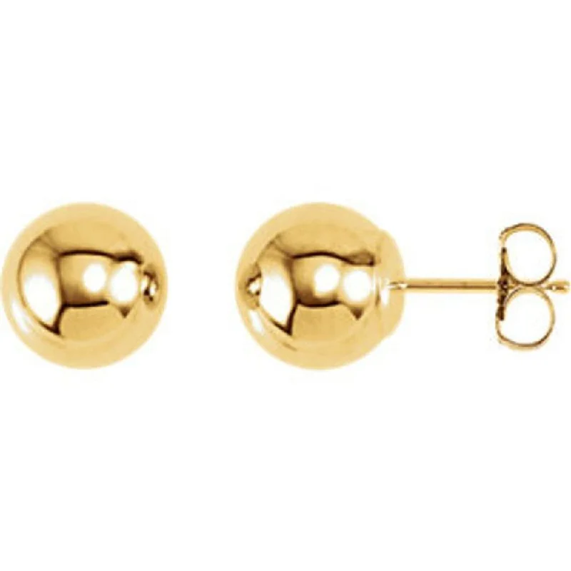 Luxury Jewelry At Unbeatable Discounts 14K Y Gold 7mm Ball Earrings