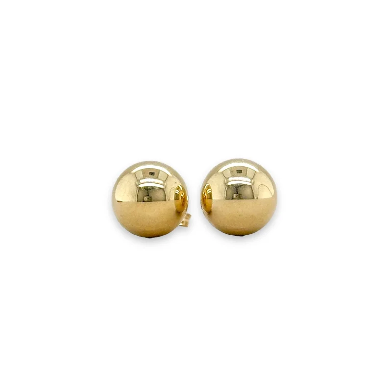 Fashion-Forward Jewelry At Incredible Prices 14K Y Gold 8mm Ball Earring