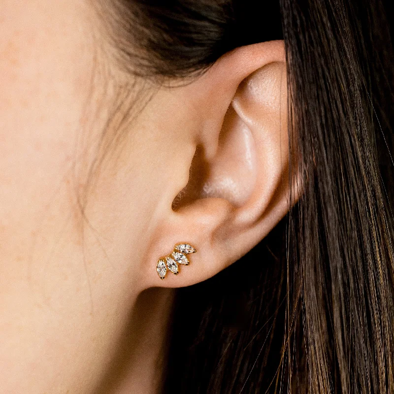 High-End Sparkle, Low-End Prices – Jewelry Sale Live Arc Marquise Flat Back Earrings - Four Inlaid Crystals High-End Sparkle, Low-End Prices – Jewelry Sale Live Arc Marquise Flat Back Earrings - Four Inlaid Crystals