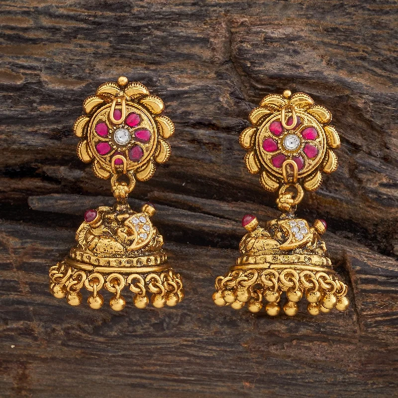 Get Your Favorite Jewelry At The Best Price Silver Temple Earring 177399