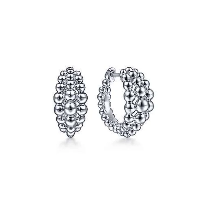 Timeless Jewelry At Special Discount Rates SS 15mm Bead Huggies
