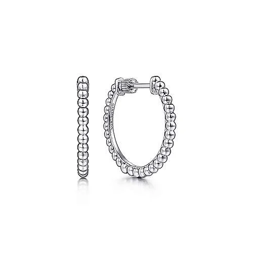 Special Sale On Handcrafted Jewelry – Shop Today SS 20mm Beaded Hoop Earrings 3.2grms Special Sale On Handcrafted Jewelry – Shop Today SS 20mm Beaded Hoop Earrings 3.2grms