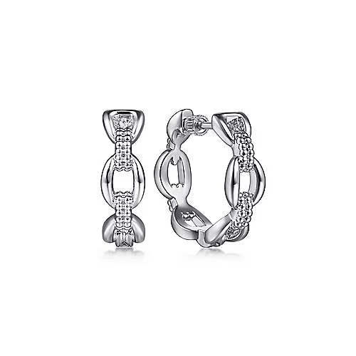 Chic, Trendy, And Affordable Jewelry Sale SS 20mm Oval Link Hoop Earrings