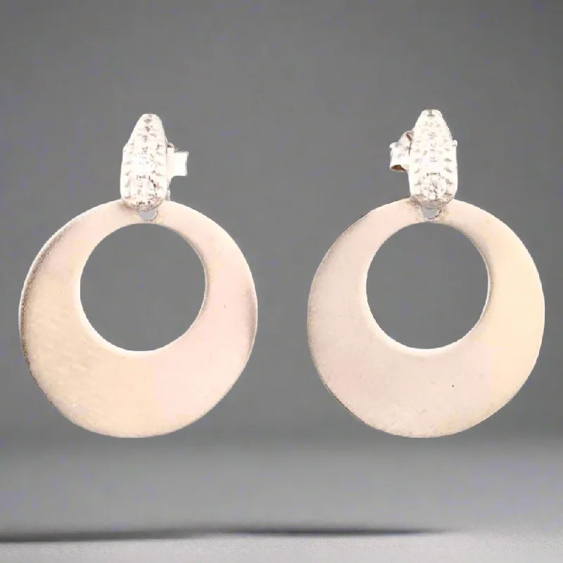 Holiday Jewelry Sale – Perfect Gifts At Great Prices Sterling Silver CZ Circle Drop Earrings Holiday Jewelry Sale – Perfect Gifts At Great Prices Sterling Silver CZ Circle Drop Earrings