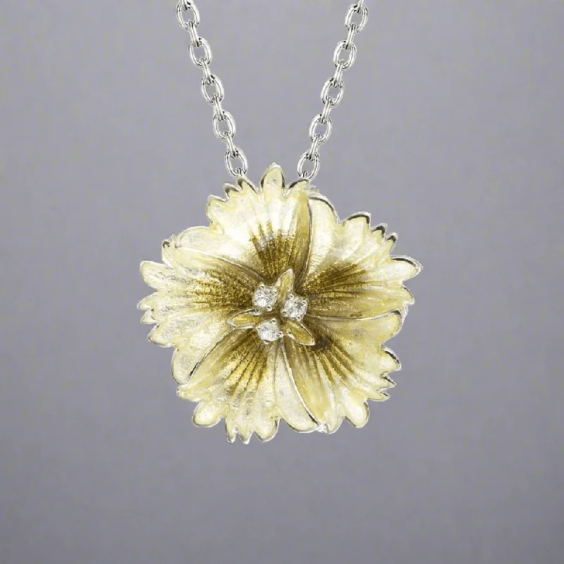 Trending Jewelry Now Available At Exclusive Prices SS Yellow Sweetness Golden Brown with White Sapphire Necklace Trending Jewelry Now Available At Exclusive Prices SS Yellow Sweetness Golden Brown with White Sapphire Necklace