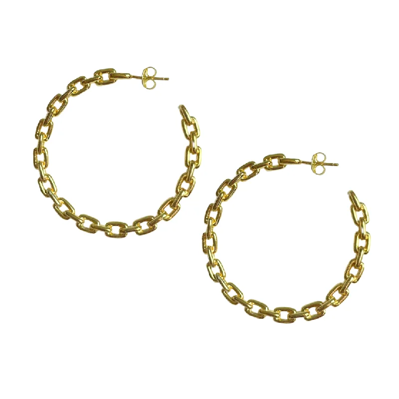 Unmissable Jewelry Sale – Shop Before It's Too Late Chain Link Statement Hoops