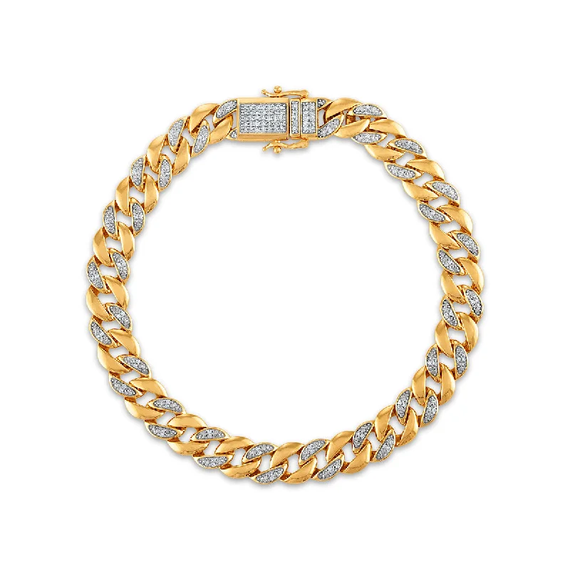 Huge Savings On Premium Jewelry Styles 1/2 CTW Diamond Miami Cuban Link 8.5-inch Bracelet in 10KT Yellow Gold Huge Savings On Premium Jewelry Styles 1/2 CTW Diamond Miami Cuban Link 8.5-inch Bracelet in 10KT Yellow Gold