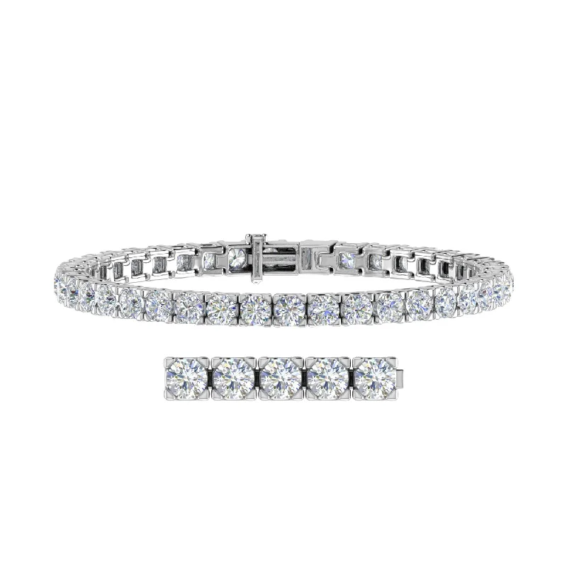 Timeless Beauty, Unbeatable Deals – Jewelry Sale On 10 Carat Diamond Tennis Bracelet in 14K Gold (7 Inch) - IGI Certified Timeless Beauty, Unbeatable Deals – Jewelry Sale On 10 Carat Diamond Tennis Bracelet in 14K Gold (7 Inch) - IGI Certified
