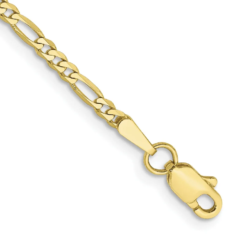 Exclusive Jewelry Sale Event – Shop Now 10KT Yellow Gold 7-inch 2.2MM Lobster Clasp Figaro Bracelet Exclusive Jewelry Sale Event – Shop Now 10KT Yellow Gold 7-inch 2.2MM Lobster Clasp Figaro Bracelet