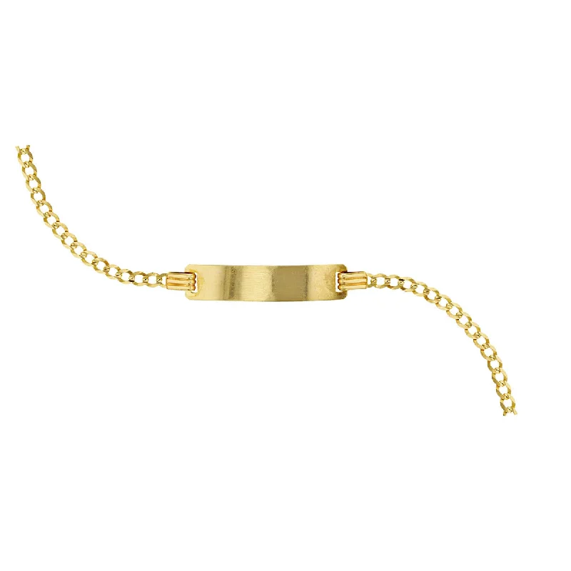 Flash Jewelry Sale – Get Stunning Pieces At Low Prices 14KT Yellow Gold 6-inch Childrens ID Cuban Link Bracelet Flash Jewelry Sale – Get Stunning Pieces At Low Prices 14KT Yellow Gold 6-inch Childrens ID Cuban Link Bracelet