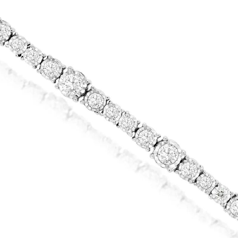 Timeless Elegance Now At Special Discounts 2.00 Carat t.w. Tapered Design Diamond Tennis Bracelet Timeless Elegance Now At Special Discounts 2.00 Carat t.w. Tapered Design Diamond Tennis Bracelet