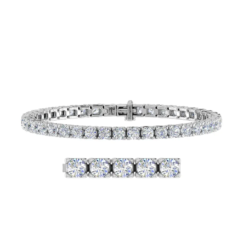 Limited-Stock Jewelry Sale – Once It's Gone, It's Gone 8 Carat Diamond Tennis Bracelet in 14K Gold (7 Inch) - IGI Certified Limited-Stock Jewelry Sale – Once It's Gone, It's Gone 8 Carat Diamond Tennis Bracelet in 14K Gold (7 Inch) - IGI Certified