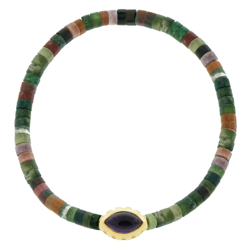 Luxury Meets Affordability – Jewelry Sale Live Now Amethyst Eye of the Idol Agate Bead Bracelet Luxury Meets Affordability – Jewelry Sale Live Now Amethyst Eye of the Idol Agate Bead Bracelet