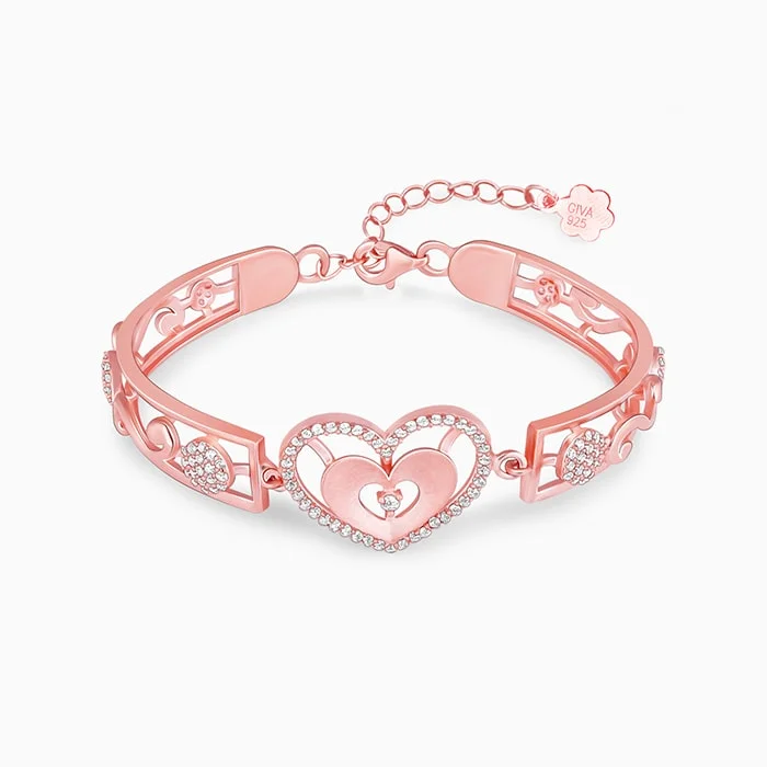Get The Sparkle You Love At Prices You Adore Anushka Sharma Rose Gold Dreamy Love Heart Bracelet Get The Sparkle You Love At Prices You Adore Anushka Sharma Rose Gold Dreamy Love Heart Bracelet