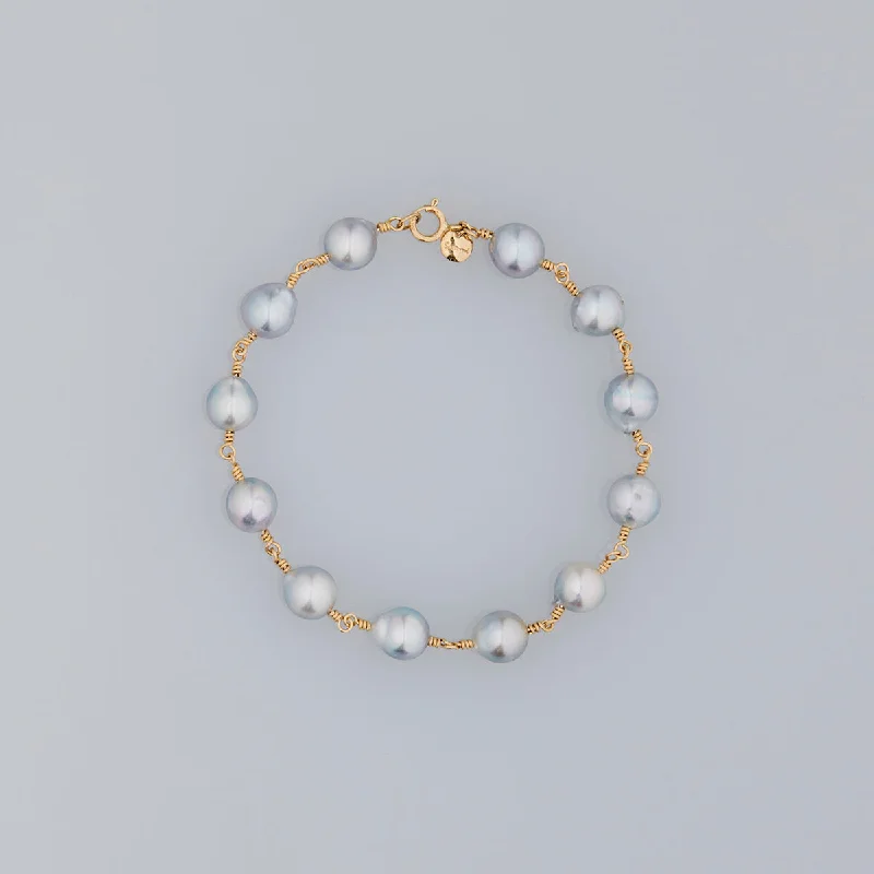 Get The Jewelry You Love At A Price You Love One-of-a-Kind Akoya Pearl Bracelet | APB8-OOAK Get The Jewelry You Love At A Price You Love One-of-a-Kind Akoya Pearl Bracelet | APB8-OOAK