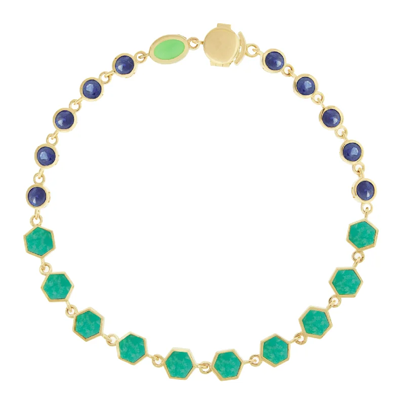 Exclusive Jewelry Offers – Shine For Less Blue Sapphire and Turquoise Gemstone Gold Bracelet Exclusive Jewelry Offers – Shine For Less Blue Sapphire and Turquoise Gemstone Gold Bracelet