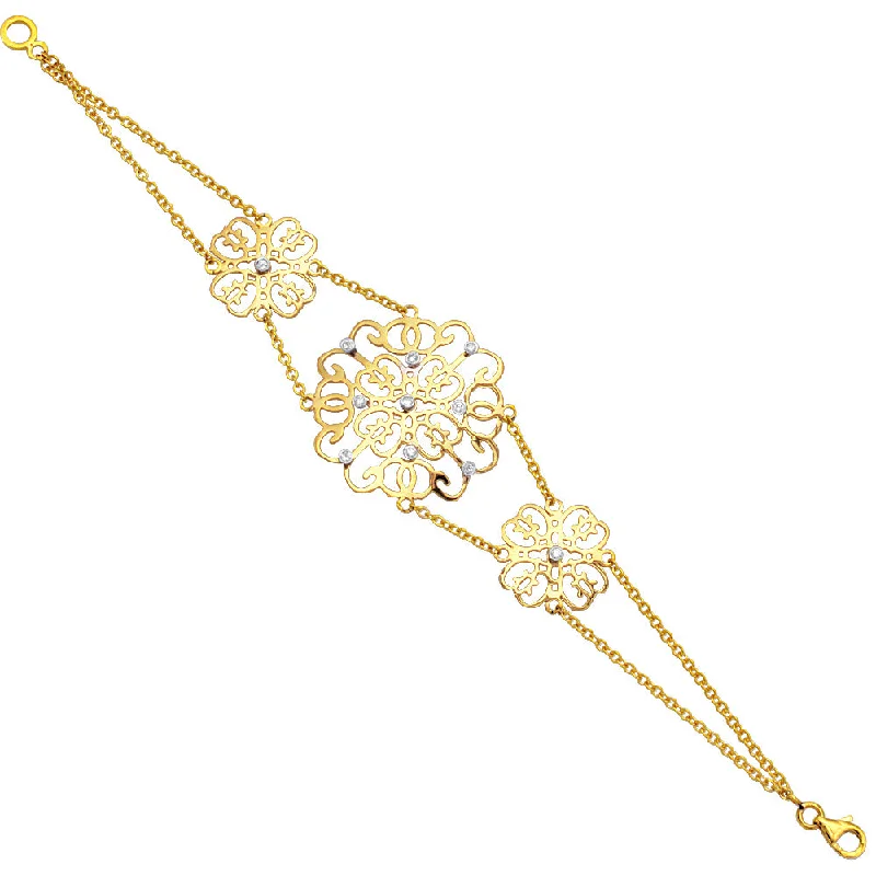 Shop Fine Jewelry With Exclusive Savings Diamond Flower Bracelet
