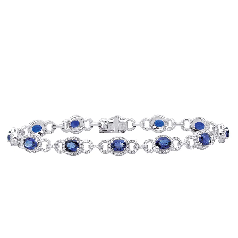 High-End Jewelry, Now More Affordable Than Ever Sapphire and Diamond Bracelet