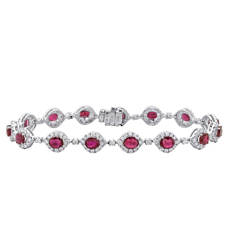 Jewelry Sale Alert – Shop Timeless Elegance Today Ruby and Diamond Bracelet