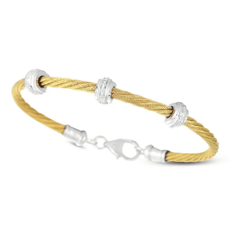 Clearance Sale On High-End Jewelry Collections Diamond Cable Bangle