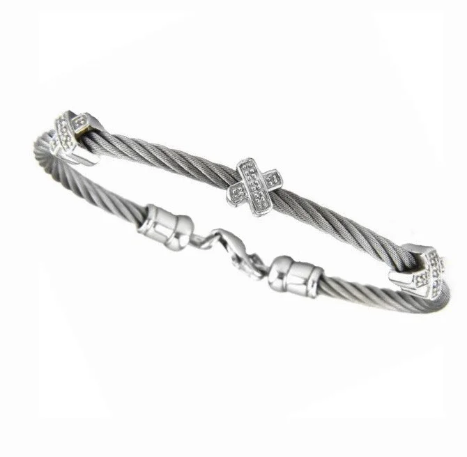 Adjustable Charm Bracelets For A Perfect Fit Diamond Cable Bangle