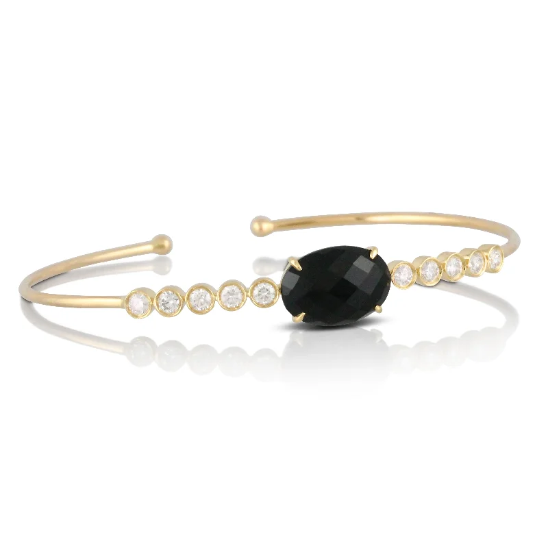 Shop Dazzling Jewelry At The Best Prices Black Onyx and Diamond Bracelet
