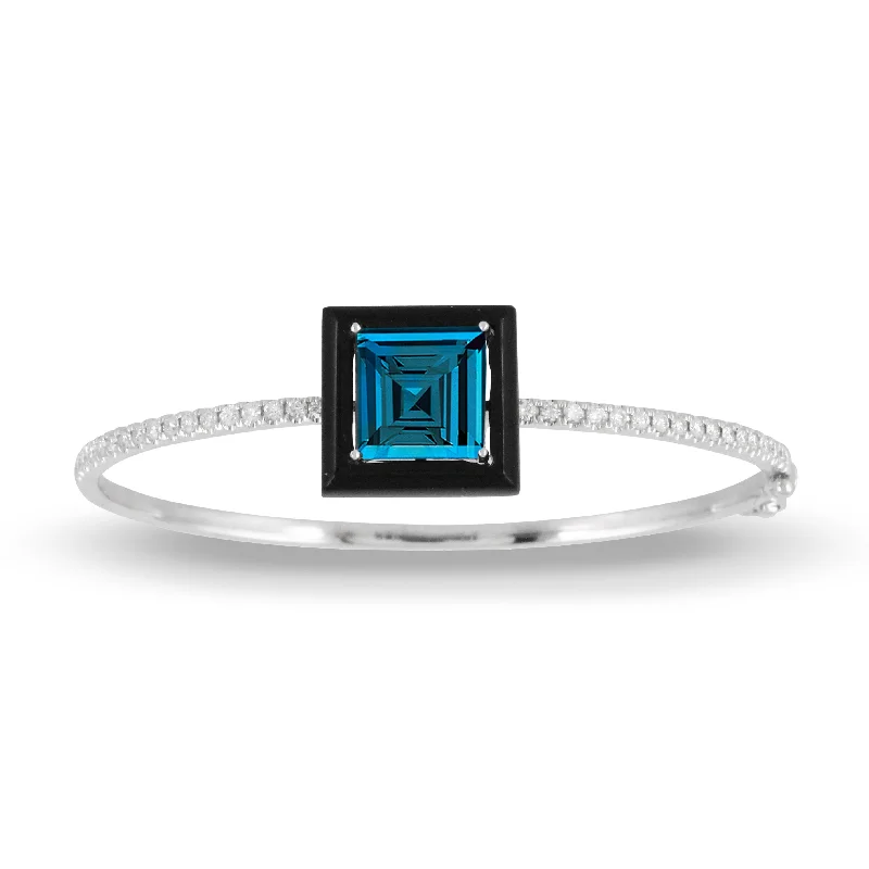 Premium Jewelry At Special Low Prices For A Limited Time London Blue Topaz and Diamond Bracelet Premium Jewelry At Special Low Prices For A Limited Time London Blue Topaz and Diamond Bracelet