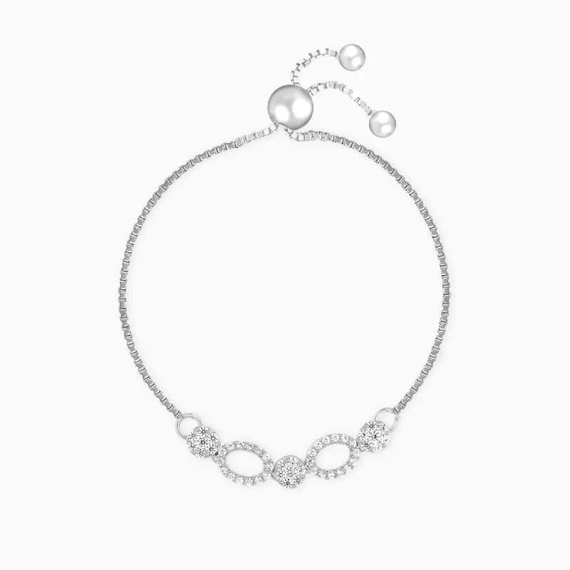 Fashion-Forward Geometric Jewelry For Contemporary Style Silver Love Me More Bracelet Fashion-Forward Geometric Jewelry For Contemporary Style Silver Love Me More Bracelet