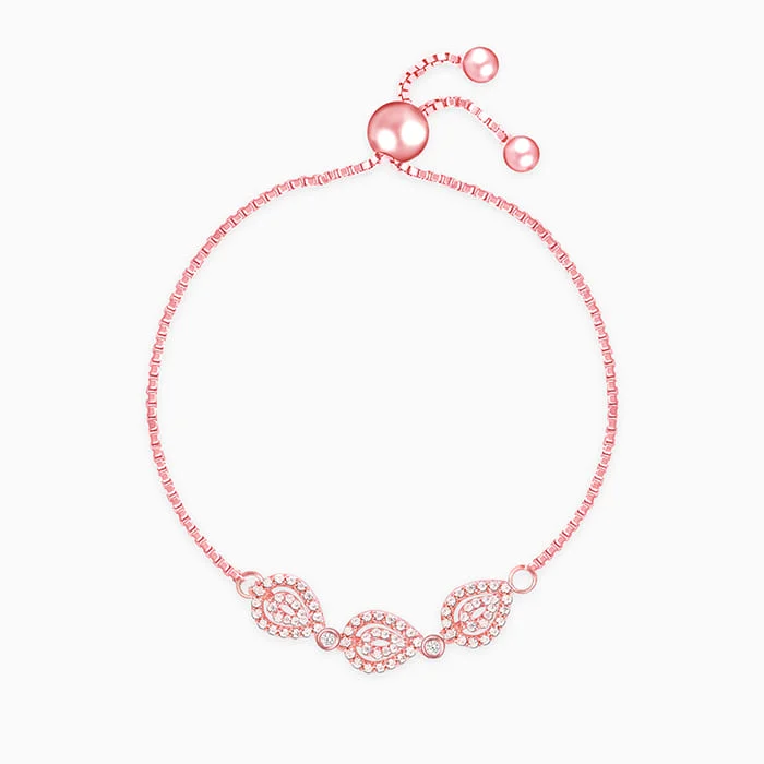 Timeless Elegance At Unbelievable Discounts Rose Gold Love of Pears Bracelet