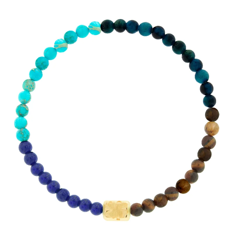 Shine In Style – Shop Jewelry Discounts Today Clover Dripping Ingot on Gemstone Bead Bracelet Shine In Style – Shop Jewelry Discounts Today Clover Dripping Ingot on Gemstone Bead Bracelet