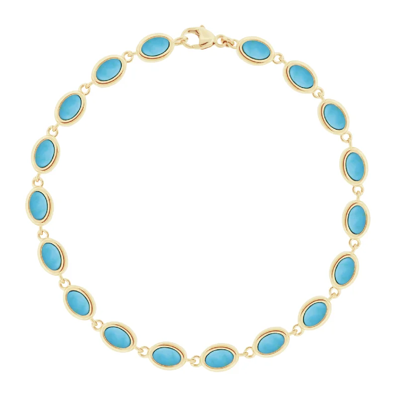 Jewelry Clearance Sale – Final Reductions Turquoise Cabochon Gold Oval Link Bracelet Jewelry Clearance Sale – Final Reductions Turquoise Cabochon Gold Oval Link Bracelet
