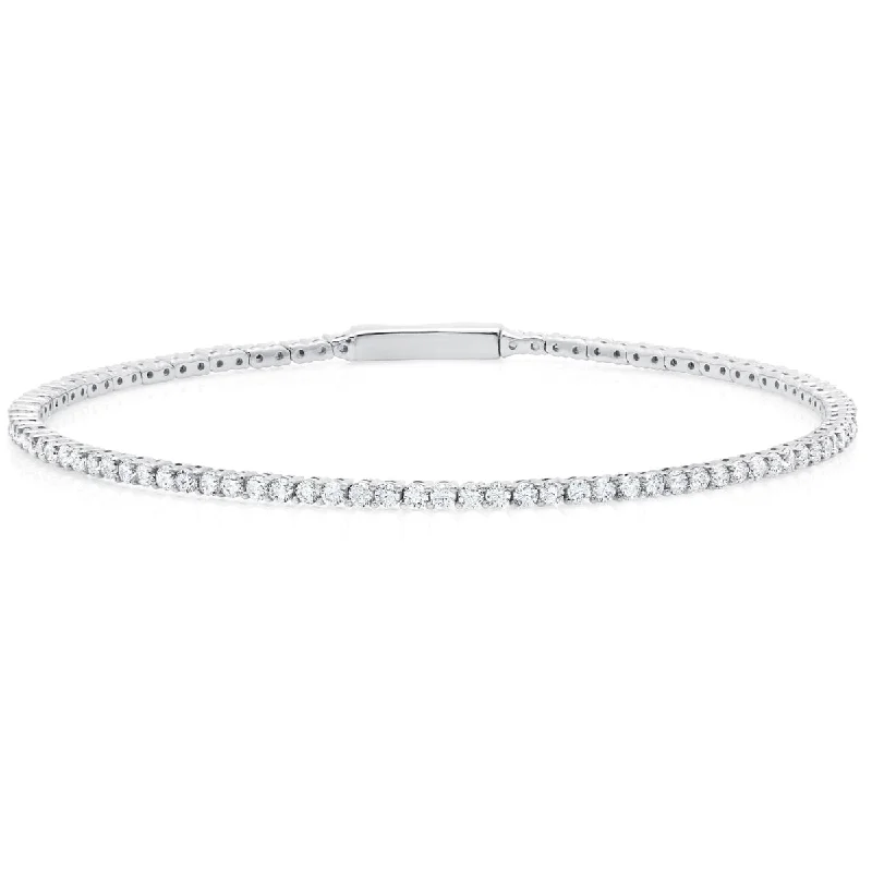 Trending Jewelry Now At Unbeatable Prices Crislu Platinum Plated Sterling Silver Cubic Zirconia 7-inch Flexible Bracelet Trending Jewelry Now At Unbeatable Prices Crislu Platinum Plated Sterling Silver Cubic Zirconia 7-inch Flexible Bracelet