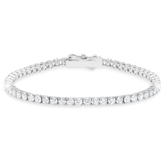 Elegant Jewelry, Exclusive Prices – Shop Now Crislu Platinum Plated Sterling Silver Round Cubic Zirconia 7-inch Tennis Bracelet Elegant Jewelry, Exclusive Prices – Shop Now Crislu Platinum Plated Sterling Silver Round Cubic Zirconia 7-inch Tennis Bracelet