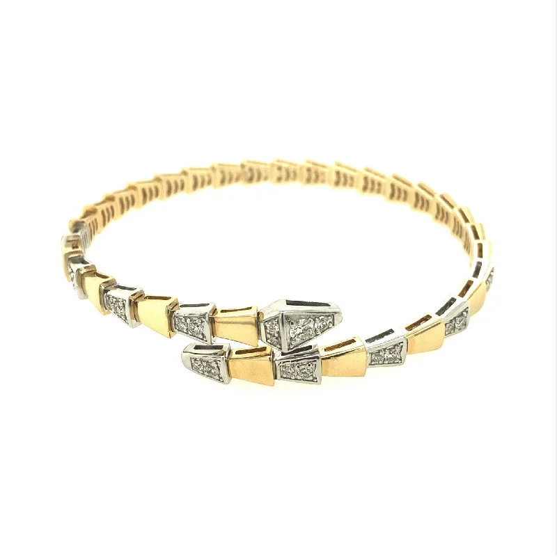 Unmissable Jewelry Sale – Shop Before It's Too Late Diamond Accented Bypass Design Flexible Bracelet Unmissable Jewelry Sale – Shop Before It's Too Late Diamond Accented Bypass Design Flexible Bracelet