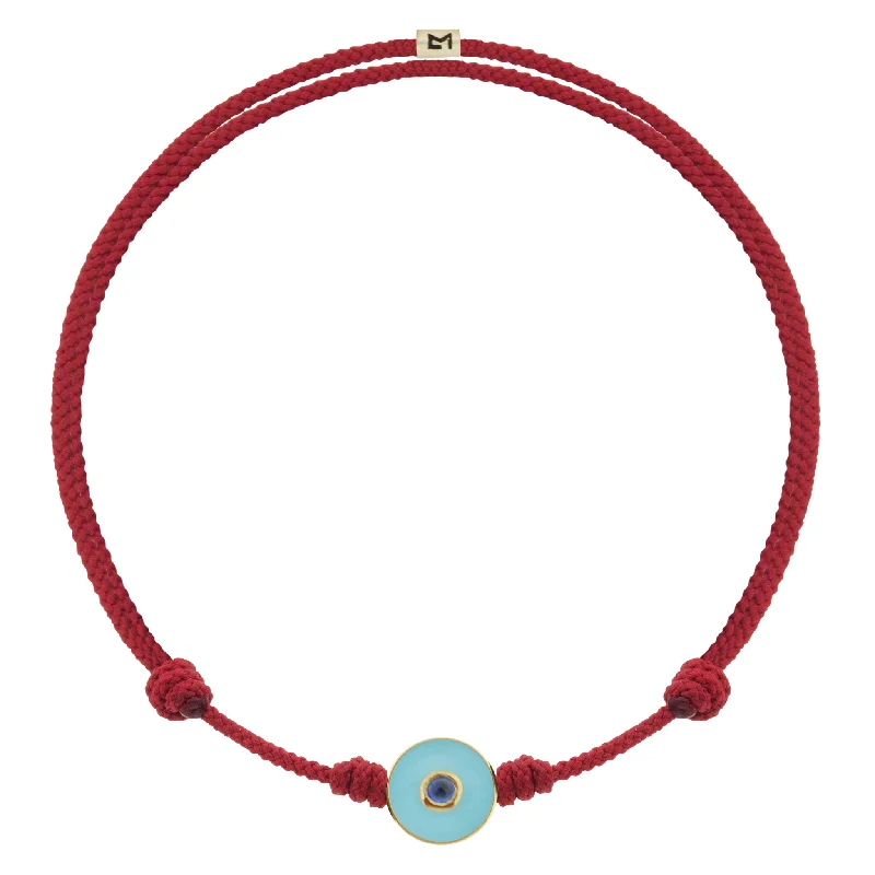 Jewelry Sale – Exclusive Styles At Lower Prices Enameled Turquoise Gemstone Evil Eye Disk on Red Cord Bracelet Jewelry Sale – Exclusive Styles At Lower Prices Enameled Turquoise Gemstone Evil Eye Disk on Red Cord Bracelet