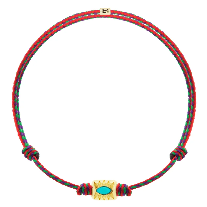 Trending Jewelry Styles Now At Limited-Time Discounts Eye Ingot with Turquoise on Cord Bracelet Trending Jewelry Styles Now At Limited-Time Discounts Eye Ingot with Turquoise on Cord Bracelet