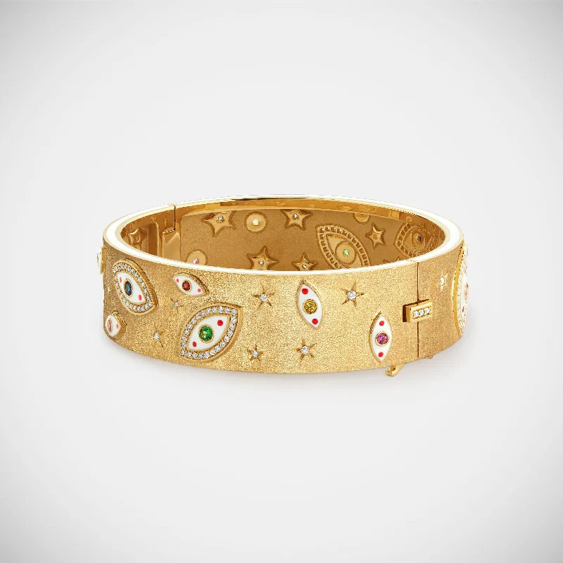 Jewelry Clearance Event – Stock Up Before It's Over Eye XL Half Cuff Bracelet