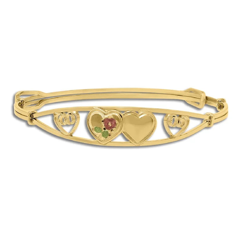 Shop Stylish Jewelry Now And Save Big Kiddie Kraft 14KT Yellow Gold Filled Childrens Heart Bangle Bracelet Shop Stylish Jewelry Now And Save Big Kiddie Kraft 14KT Yellow Gold Filled Childrens Heart Bangle Bracelet