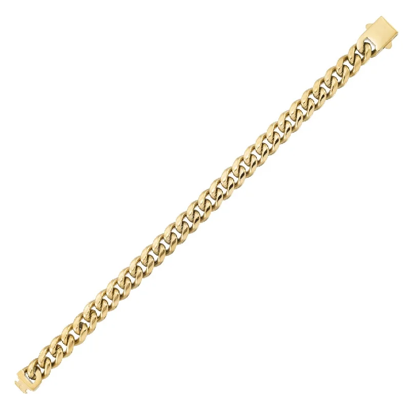 Exclusive Gemstone Jewelry At Special Prices King by Simone I Smith Yellow Stainless Steel 9-inch 10MM Cuban Link Bracelet Exclusive Gemstone Jewelry At Special Prices King by Simone I Smith Yellow Stainless Steel 9-inch 10MM Cuban Link Bracelet