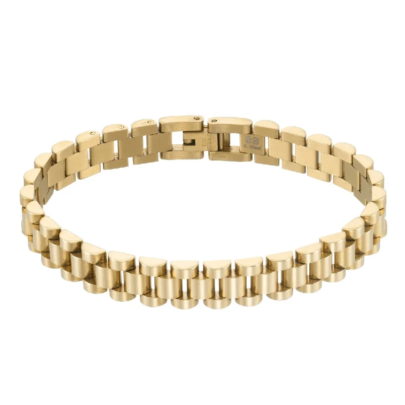 Buy More, Save More On Stunning Jewelry Designs King by Simone I. Smith Yellow Stainless Steel 8.5-inch 10MM Rolex Look Bracelet Buy More, Save More On Stunning Jewelry Designs King by Simone I. Smith Yellow Stainless Steel 8.5-inch 10MM Rolex Look Bracelet