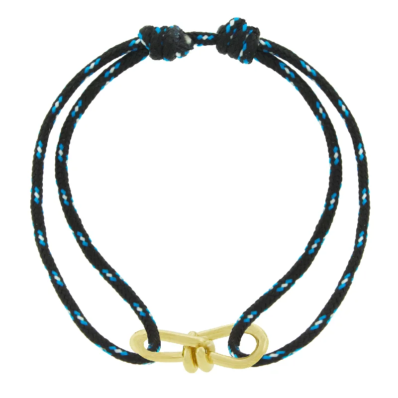 Affordable Glamour – Premium Jewelry For Less Large Twisted Gold Knot on Cord Bracelet Affordable Glamour – Premium Jewelry For Less Large Twisted Gold Knot on Cord Bracelet