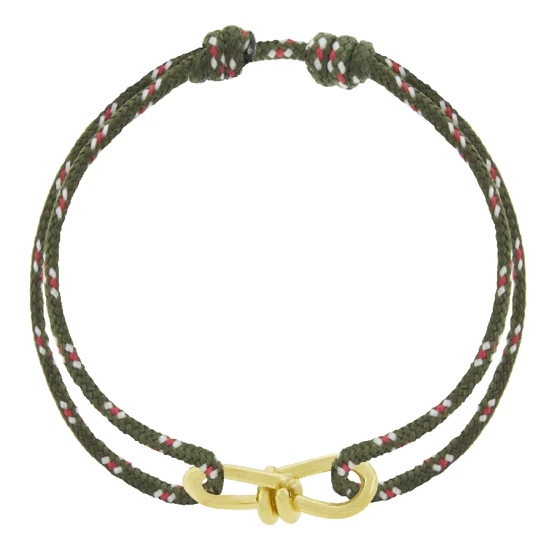 Buy More, Save More On Stunning Jewelry Pieces Large Twisted Gold Knot on Cord Bracelet Buy More, Save More On Stunning Jewelry Pieces Large Twisted Gold Knot on Cord Bracelet