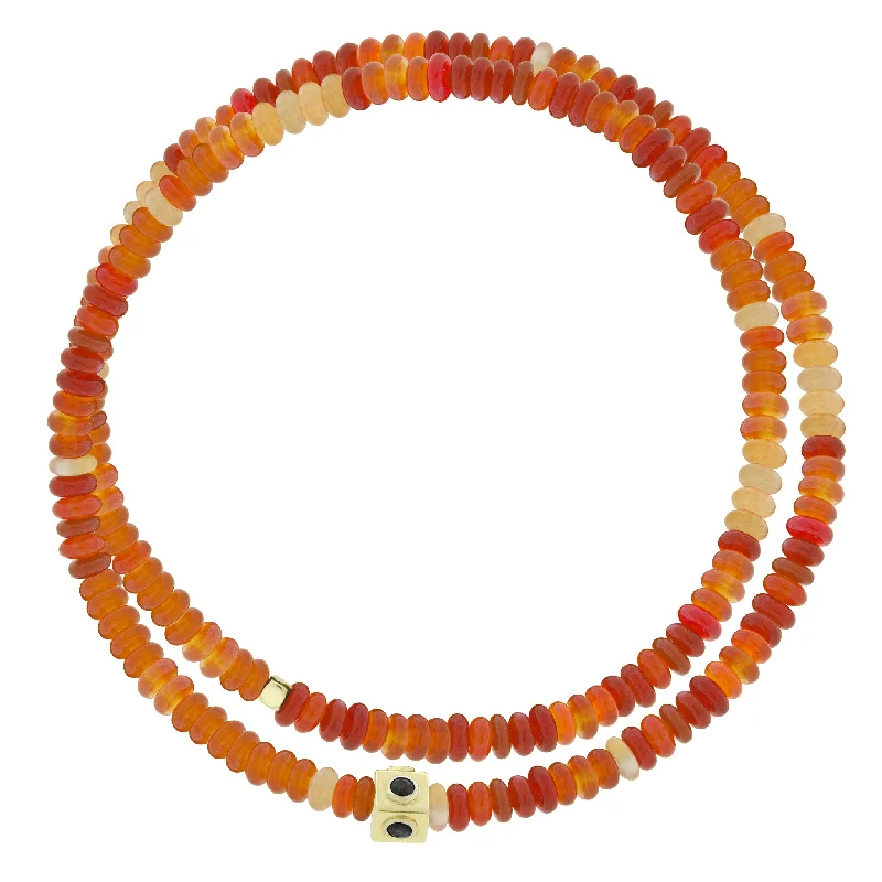 Don't Miss Out On Jaw-Dropping Jewelry Discounts Lego Cube with Black Diamonds on Double Wrap Carnelian Bead Bracelet Don't Miss Out On Jaw-Dropping Jewelry Discounts Lego Cube with Black Diamonds on Double Wrap Carnelian Bead Bracelet