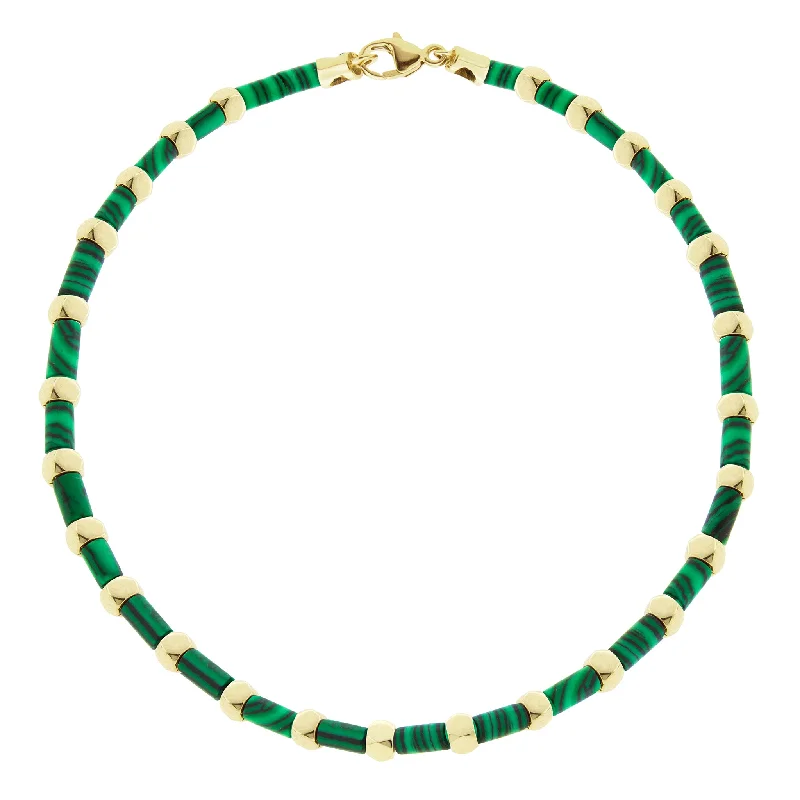 Huge Markdowns On Premium Jewelry Styles Mini Tetra Malachite Beaded Bracelet with Clasp Huge Markdowns On Premium Jewelry Styles Mini Tetra Malachite Beaded Bracelet with Clasp